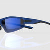 Mirage Sonnenbrille Sport mit 3 Paar Gläsern blau schwarz
