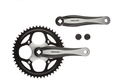 Miranda Crankkel 48T Miranda 1+ für 3 32 Halskette Aluminium Schwarz
