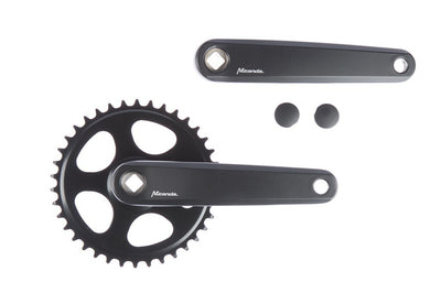 Cranket 38T Miranda Delta Jis für 3 32 Halskette - ohne Scheibe - Matt Black