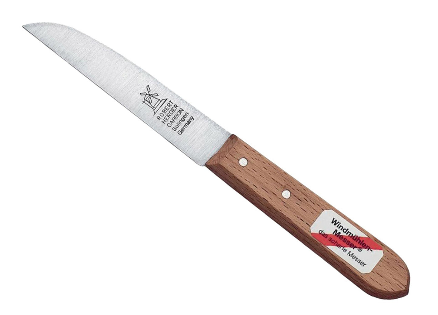 Solinger Robert Herder Benelux Kartoffelmesser 8,5 cm Kohlenstoffbuche