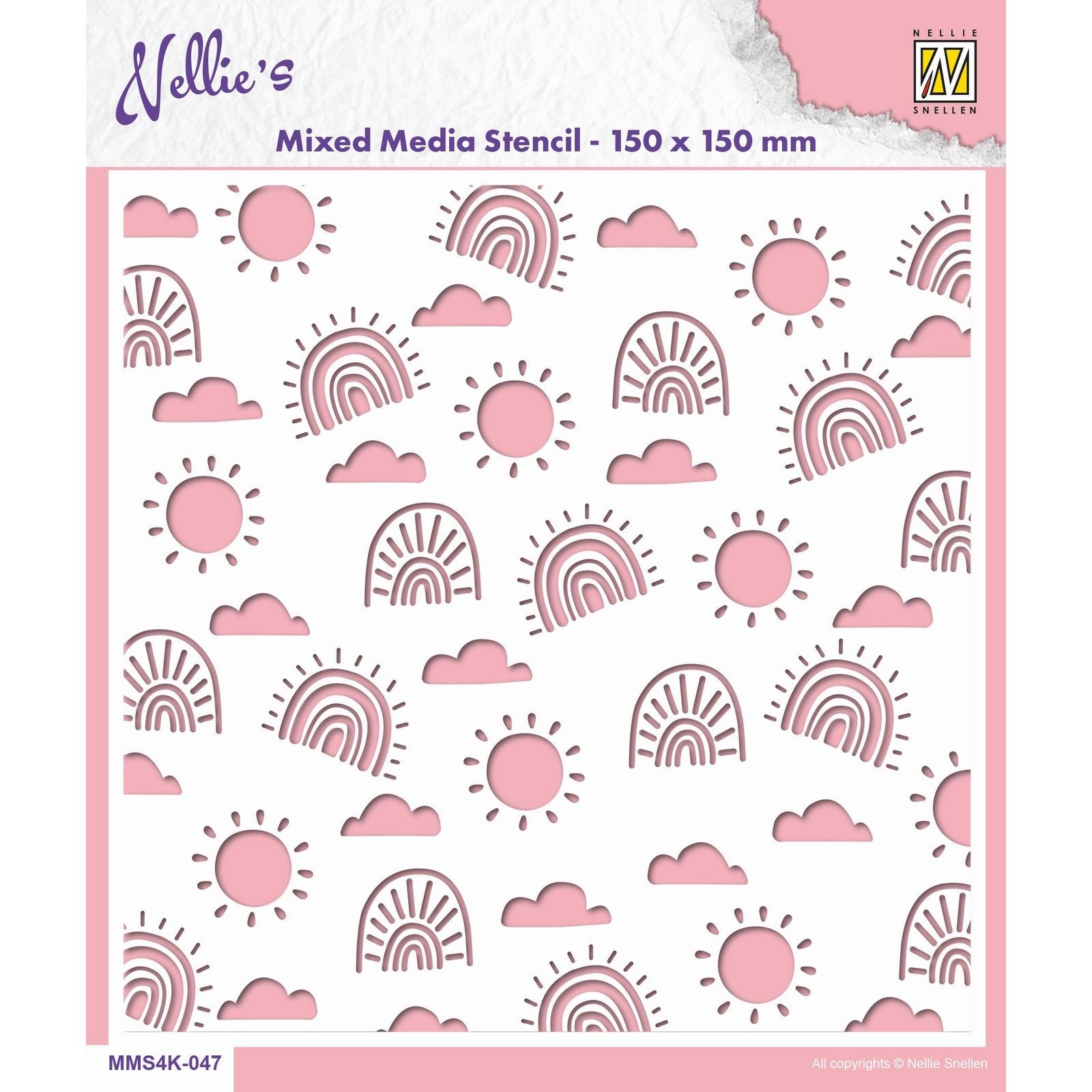 Nellies Wahl • Schablonen-Regenbögen