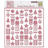 Nellies Wahl • Vorlage skandinavische Blumen 15x15cm
