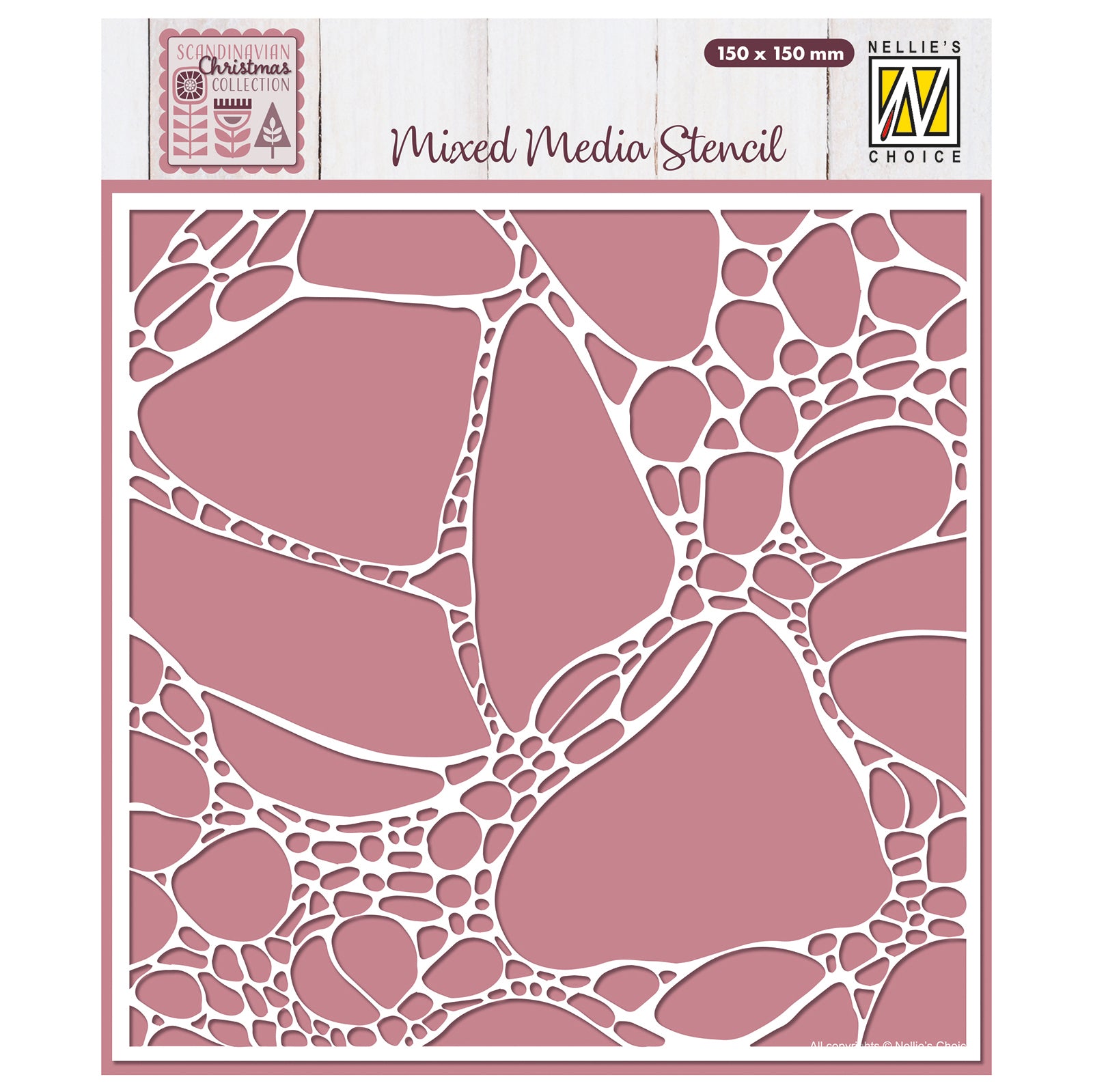 Nellies Wahl • Farbtropfenschablone 15 x 15 cm