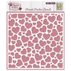 Nellies Wahl • Schablone Pop-up-Herzen 15x15cm