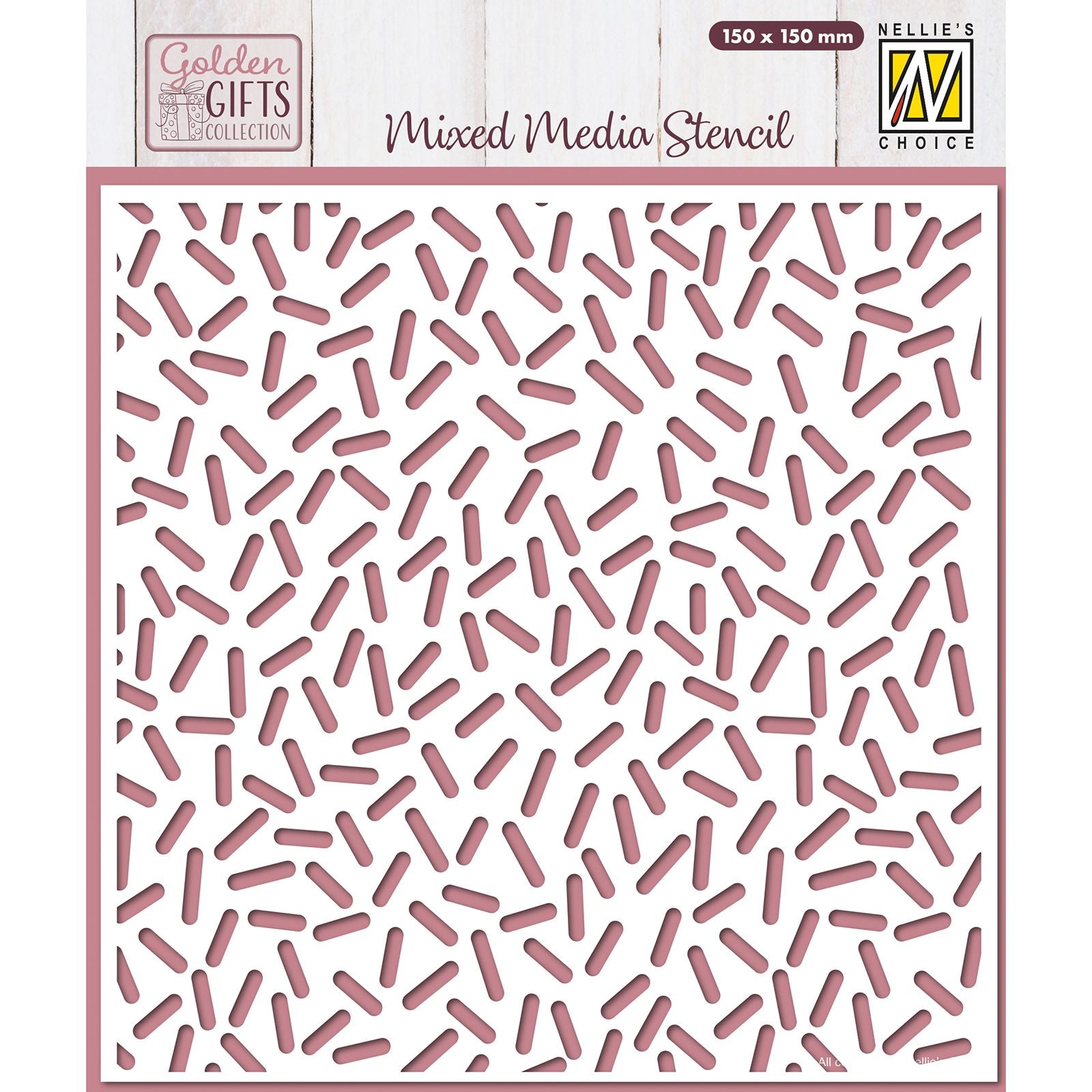 Nellies Wahl • Konfetti-Schablone 15 cm x 15 cm