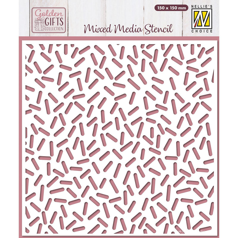 Nellies Wahl • Konfetti-Schablone 15 cm x 15 cm