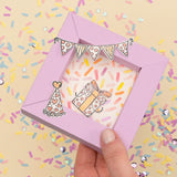 Nellies Wahl • Konfetti-Schablone 15 cm x 15 cm - afbeelding 2