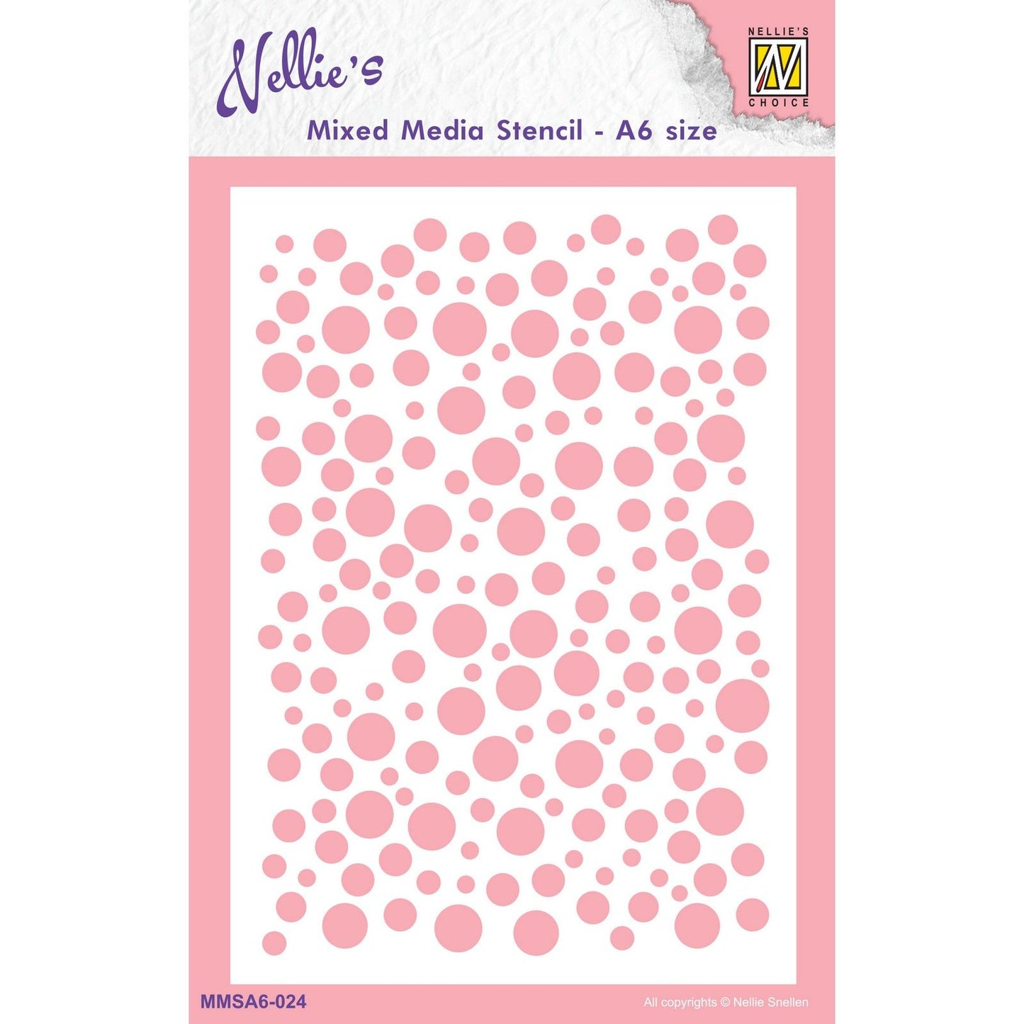 Nellies Wahl • Schablone A6-Blasen-2