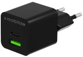 Mobilize USB + USB-C Schnellladegerät 30W schwarz - 9550191
