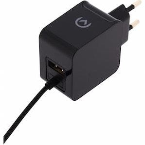 Mobilize USB-Heimladegerät 3100 mA schwarz + Micro-USB-Kabel