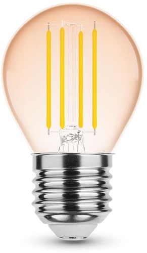 Modee LED-Kugel E27 4-28 W 1800 K Filament bernsteinfarben dimmbar – LED7430