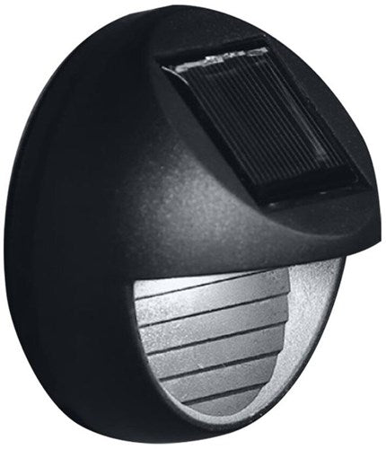 Modee LED-Solar-Wandleuchte 8 cm, 2er-Set, warmweiß – 5099160