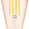 Modee LED ST64 E27 4-28W 1800K Filament Bernstein Dimmbar - LED7470