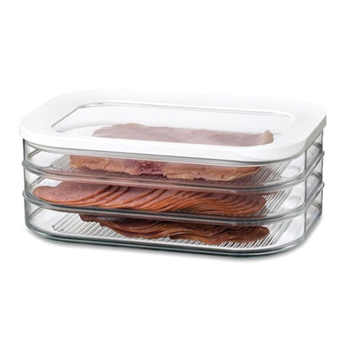 Mepal Modula Vleetware Box 3-Layer White Deckel