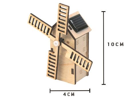 Salexpert Bouwpakket - Hollandse Molen mit Solarpanel Mini