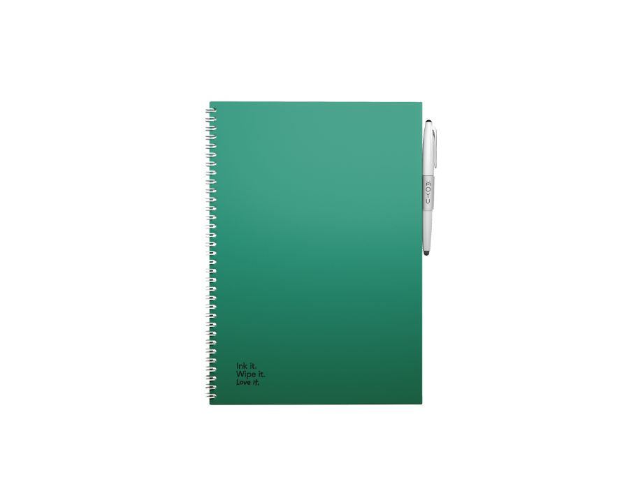 Moyu Austauschbares Notebook Hardcover A4 Forest Green