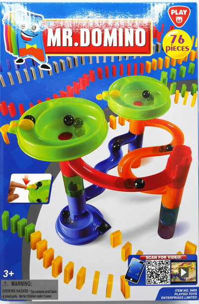 Marmor- und Dominospiel zusammen in 1 Set