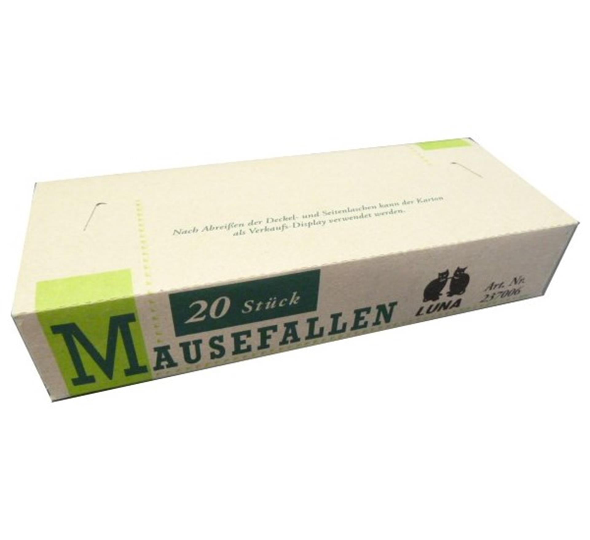 Mausefalle Luna Box mit 20 Stück.