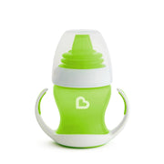 Munchkin Übergangsbecher – sanfter Becher – Übergangsbecher – Anti-Auslaufbecher für Babys – ab 4 Monaten – 118 ml – grün – Trinkbecher - afbeelding 1
