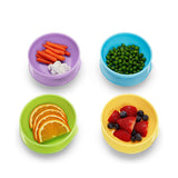 Munchkin Kindergeschirrset Love-a-Bowls – 10-teiliges Geschirrset für Kinder – 4 Schüsseln, 2 Löffel und 4 Deckel – Kindergeschirr – ab 4 Monaten – spülmaschinenfest – mikrowellengeeignet - afbeelding 3