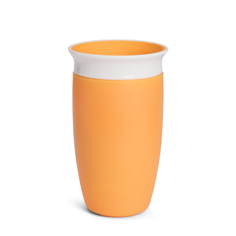 Munchkin Miracle Anti-Leck 360° Trinkbecher – Trinkbecher – Übungsbecher für Baby und Kind – 296 ml – Orange