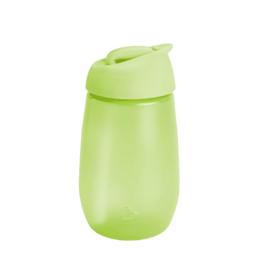 Munchkin-Strohbecher – auslaufsicherer Trinkbecher – einfache Reinigung – leicht zu reinigen – spülmaschinenfest – Trinkbecher für Baby und Kind – 296 ml – grün