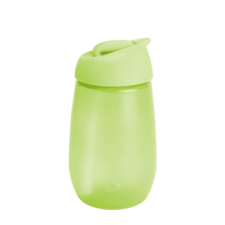 Munchkin-Strohbecher – auslaufsicherer Trinkbecher – einfache Reinigung – leicht zu reinigen – spülmaschinenfest – Trinkbecher für Baby und Kind – 296 ml – grün