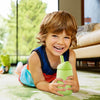 Munchkin-Strohbecher – auslaufsicherer Trinkbecher – einfache Reinigung – leicht zu reinigen – spülmaschinenfest – Trinkbecher für Baby und Kind – 296 ml – grün