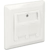 Delock Keystone Wall Outlet 2 Port