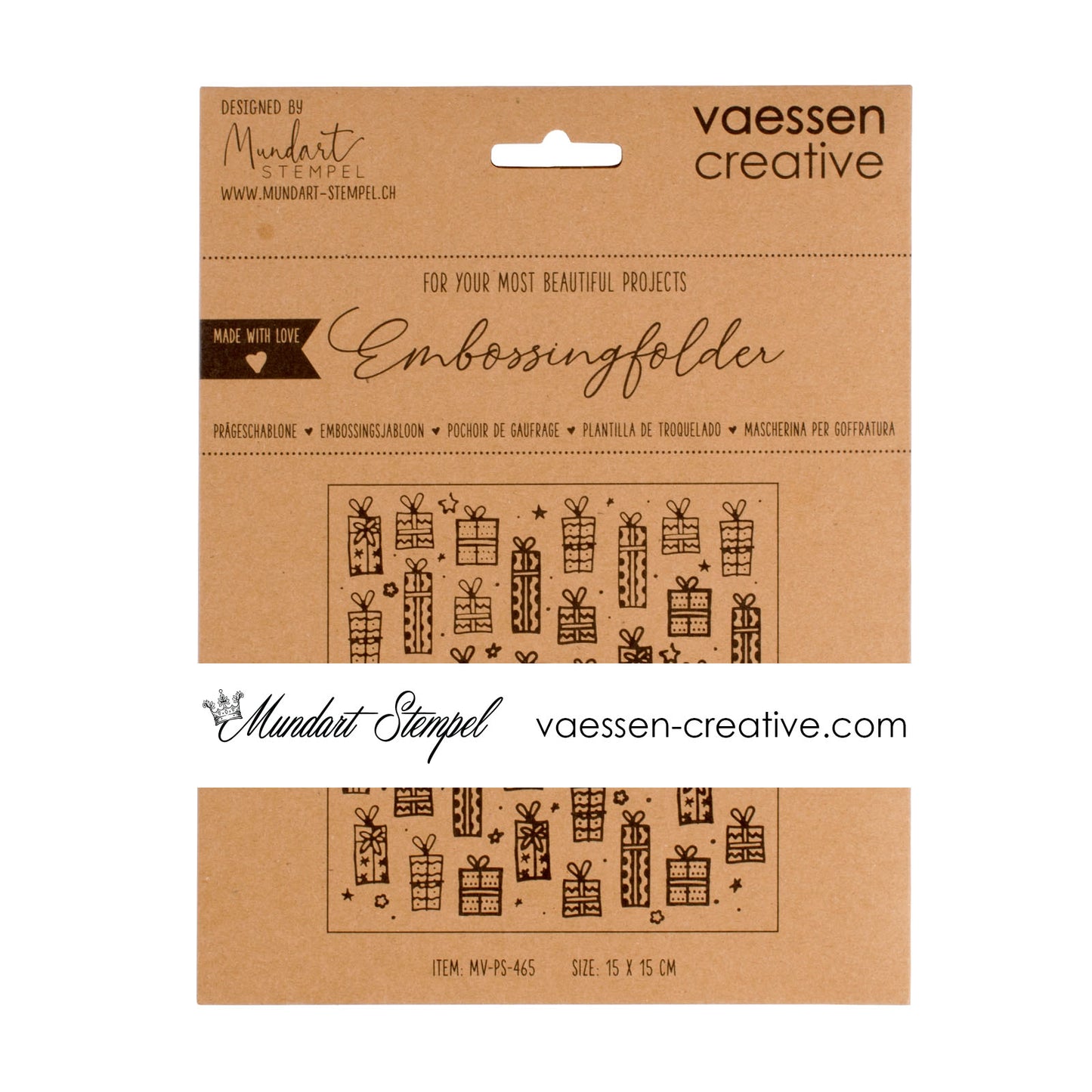 Mundart Stempel • Prägevorlage Geschenke