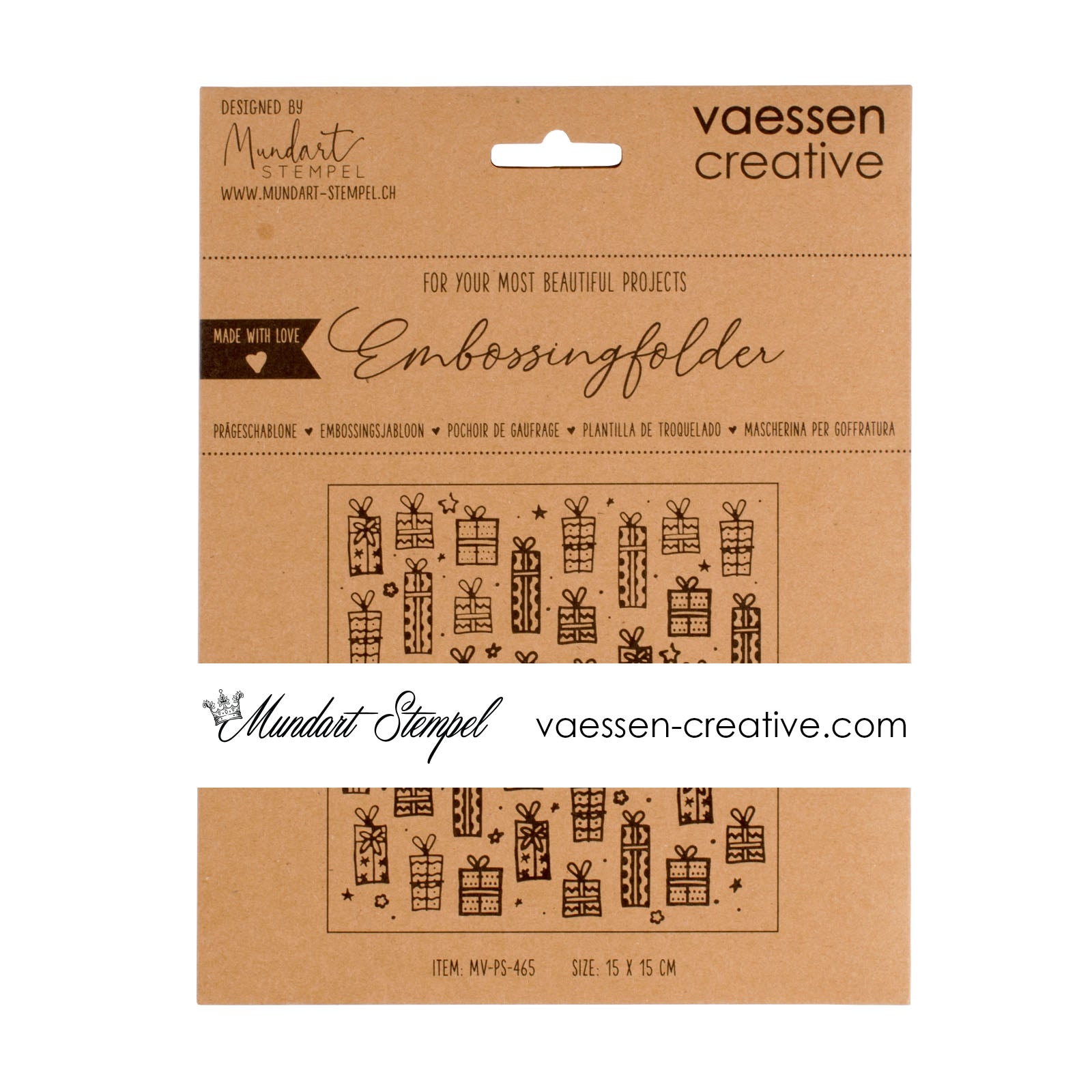 Mundart Stempel • Prägevorlage Geschenke