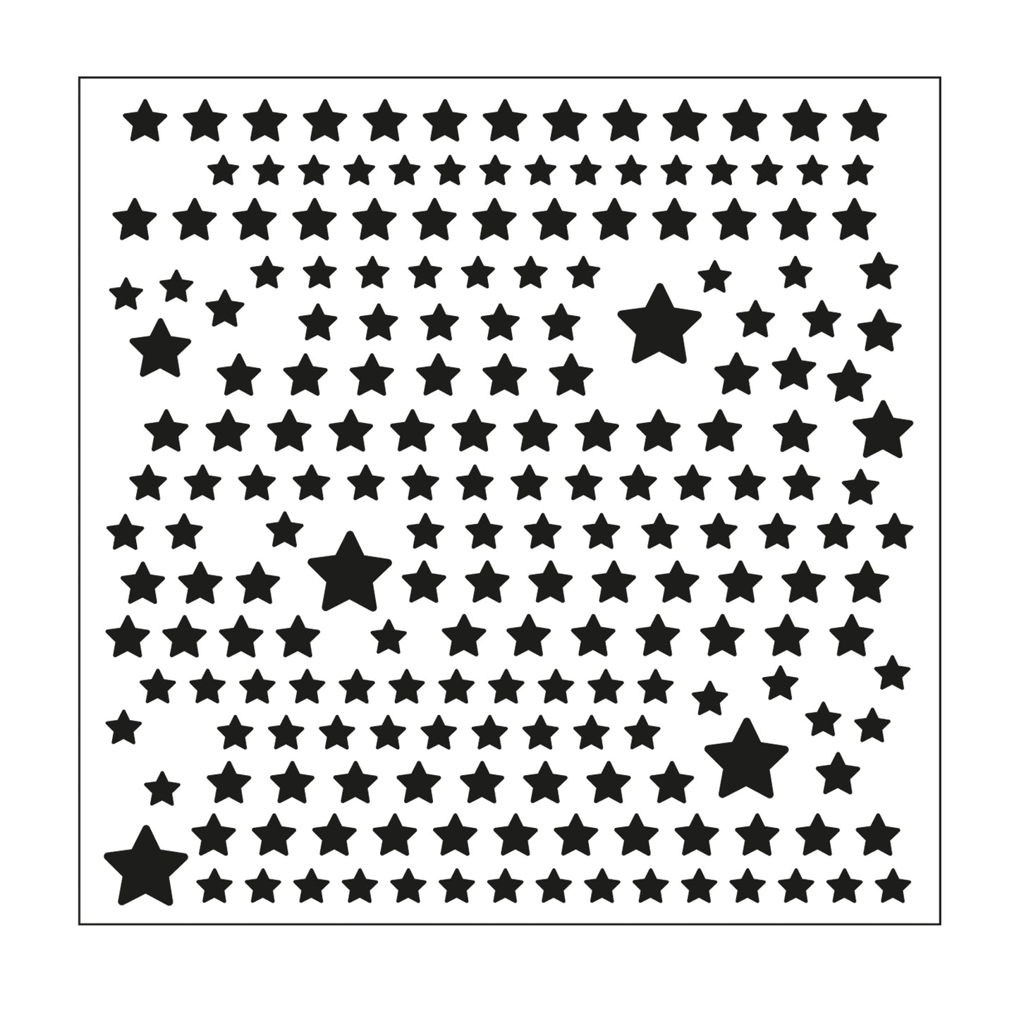Mundart-Stempel • Schablonensterne