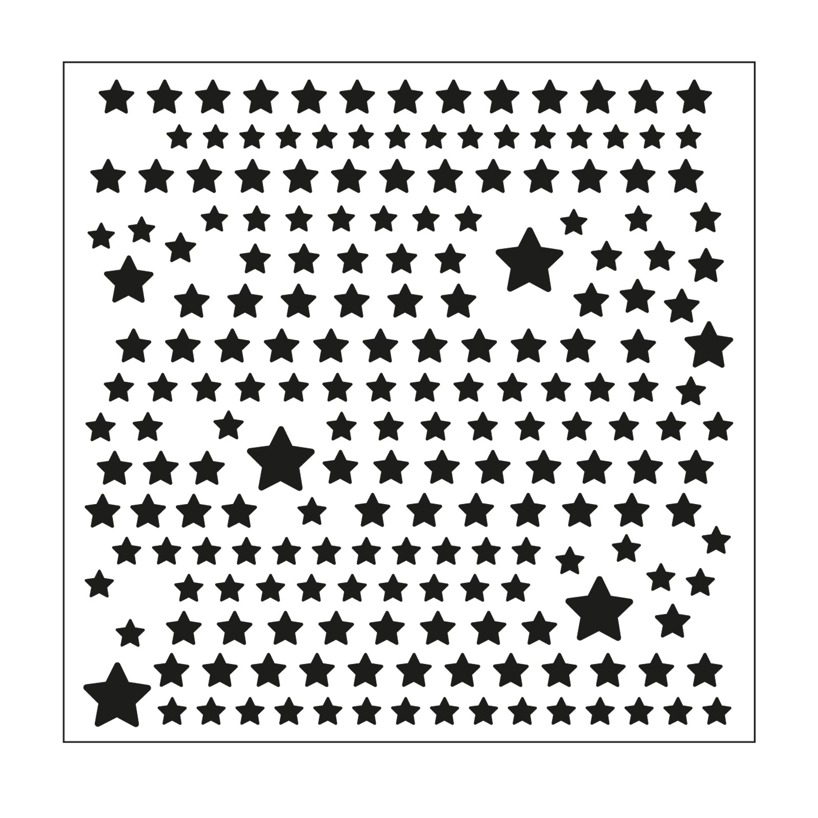 Mundart-Stempel • Schablonensterne