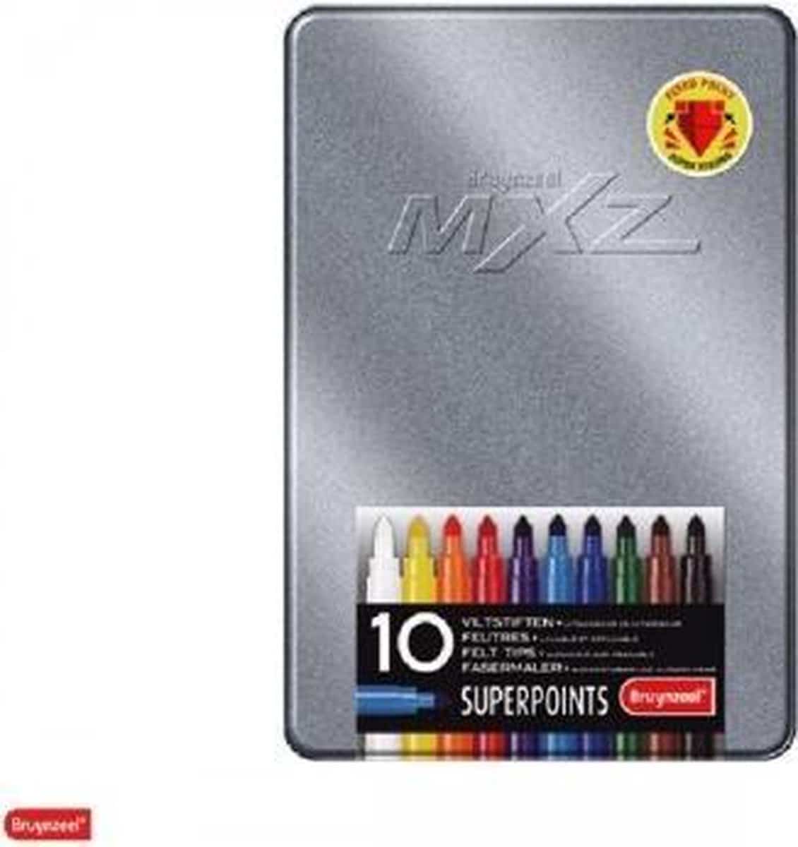 Bruynzeel 12 mxz Filz -Tip -Stifte Superpoints in CAN