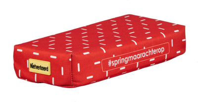 NEWLOOXS Nicht -fokussierter Gepäck Rückfahrsitz 32x15x5cm Mystery Stripes rot