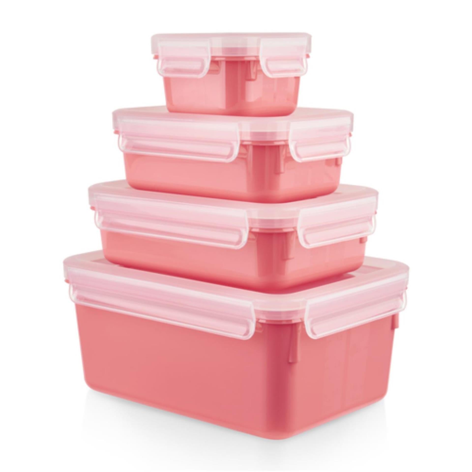 Tefal Master Seal Aufbewahrungsbox-Set rosa