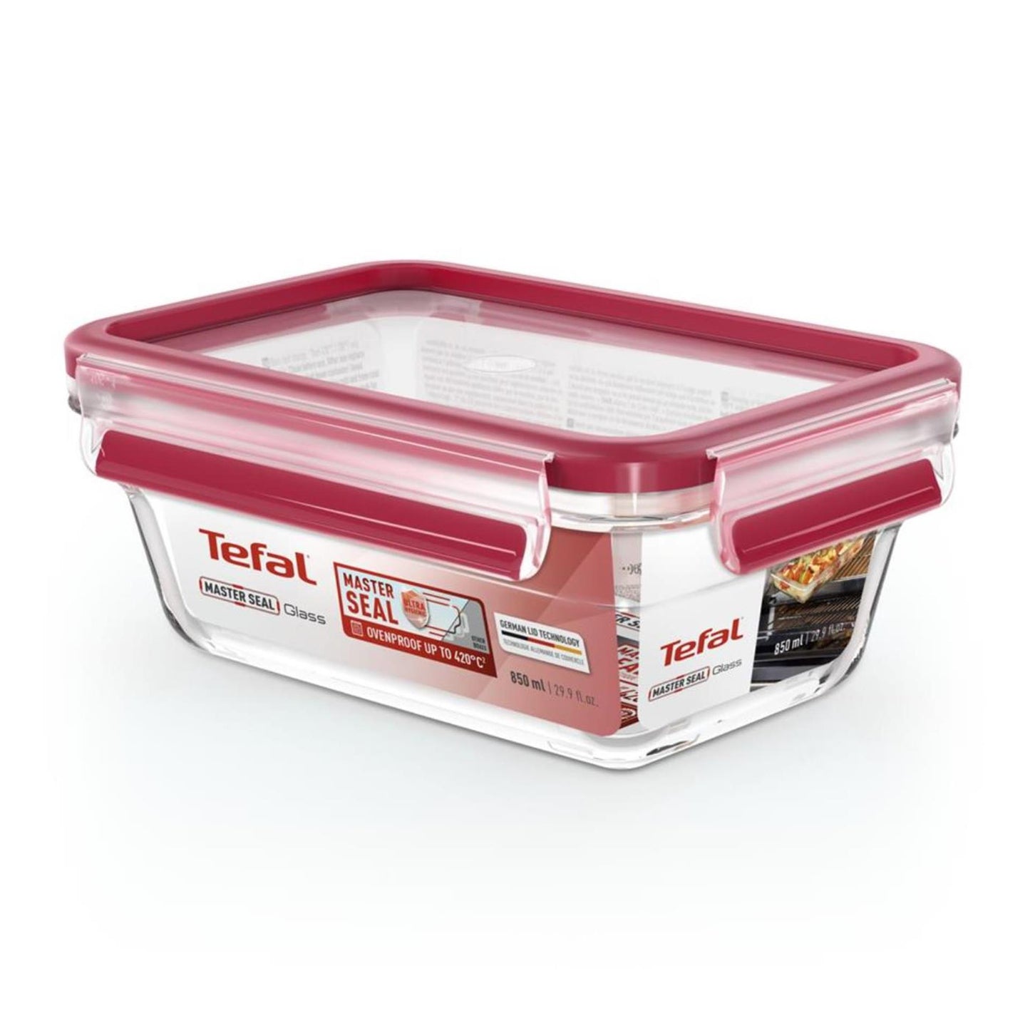 Tefal Master Seal Glas 850 ml rechteckig