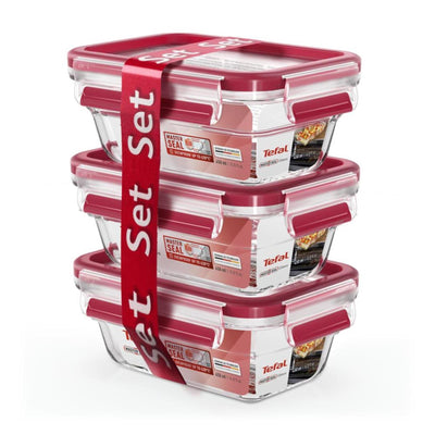 Tefal Master Seal Glas-Set, 3 x 450 ml