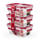 Tefal Master Seal Glas-Set, 3 x 450 ml