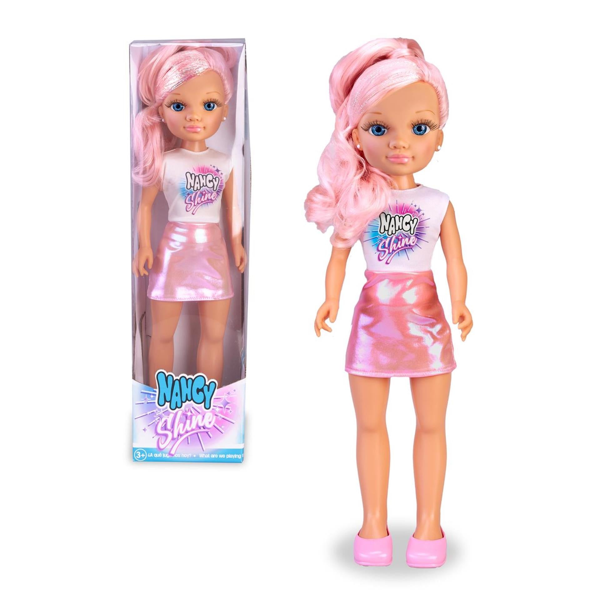 Pinypon Nancy Shine Puppe 45cm rosa