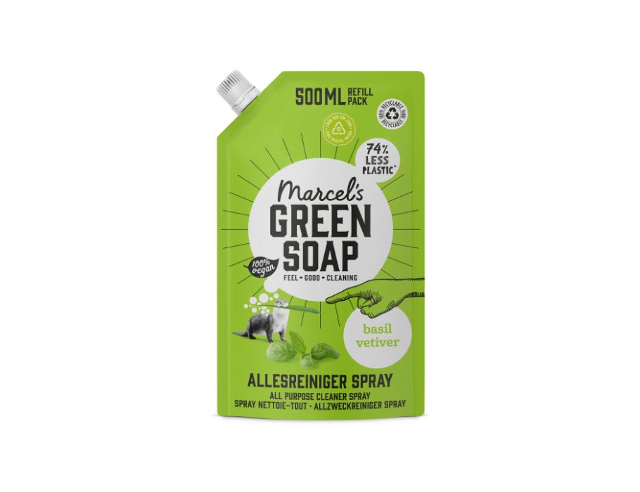 Marcels Green Soap Füllen Sie alle Purpose Cleaner Spray Basilikum Vetiver 500 ml