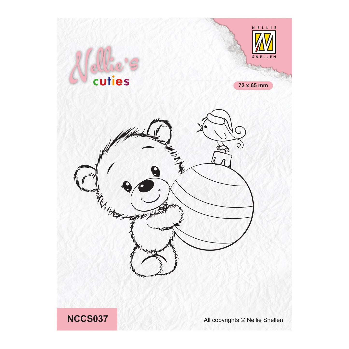 Nellies Wahl • Nellies Cuties Clear Stamps Weihnachtskugel