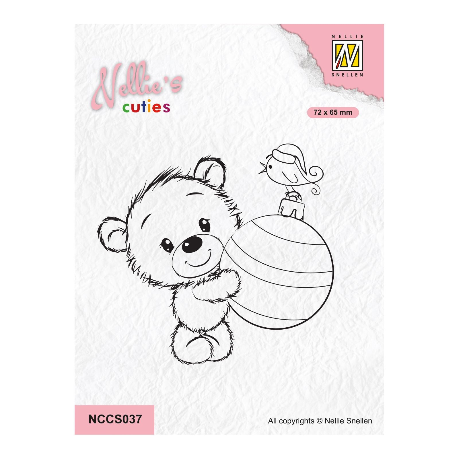 Nellies Wahl • Nellies Cuties Clear Stamps Weihnachtskugel