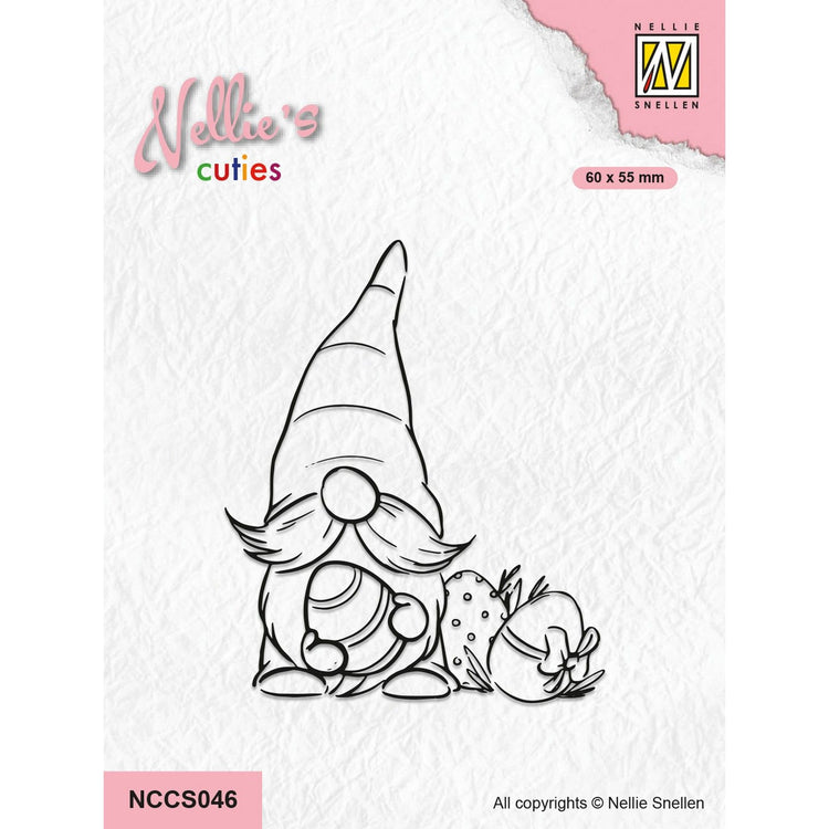 Nellie's Choice • Nellie's Cuties Clear Stamp Osterzwerg 60x55mm