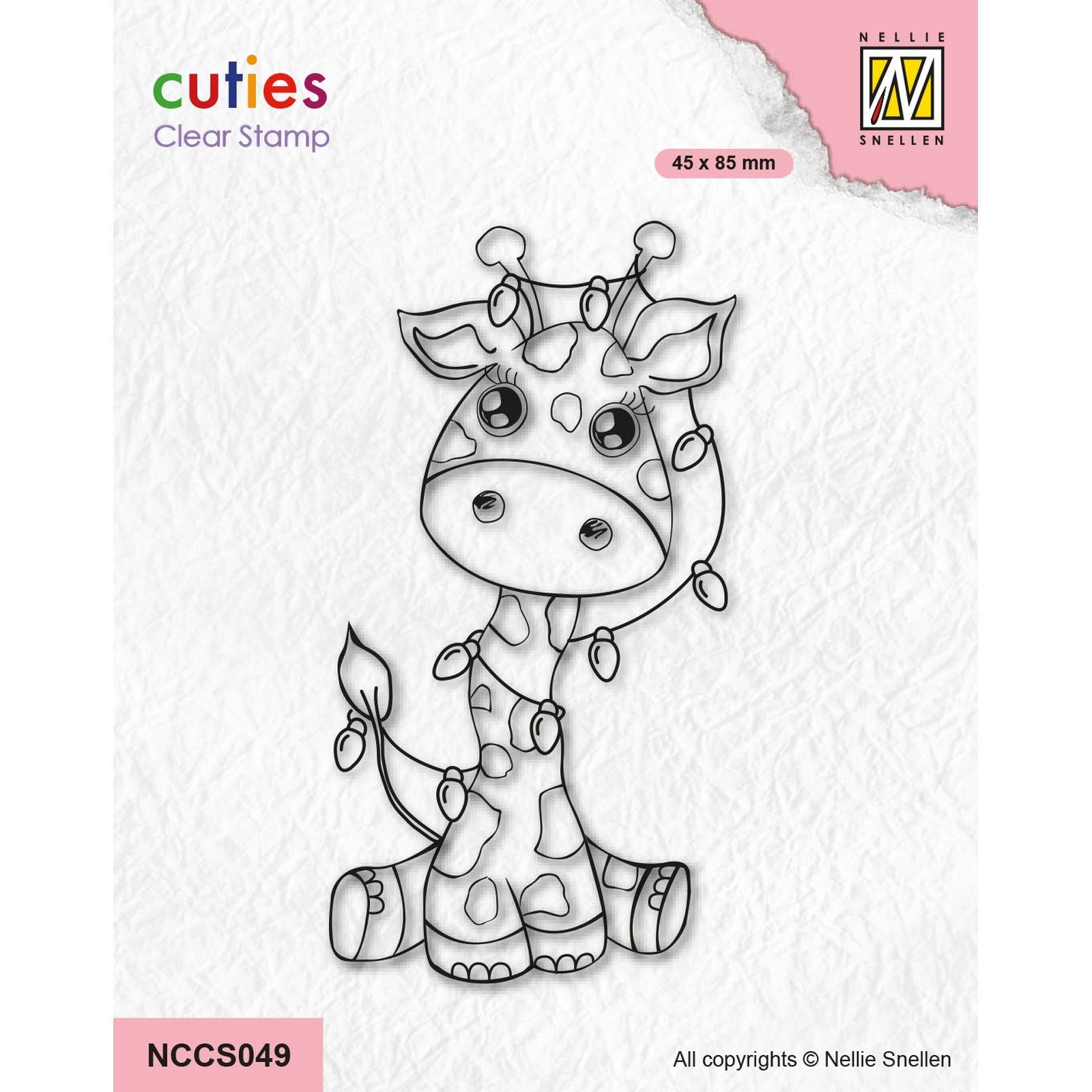 Nellies Wahl • Cutie Clear Stamps Giraffe