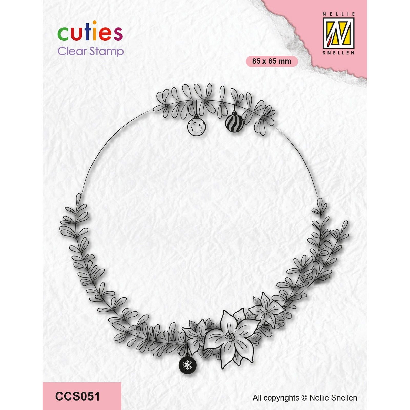 Nellies Wahl • Cutie Clear Stamps Kranz