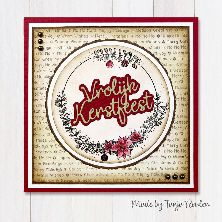Nellies Wahl • Cutie Clear Stamps Kranz