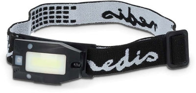 Nedis LED-Stirnlampe | batteriebetrieben, USB-betrieben | 3,7 VDC | inkl. Batterie(n) | wiederaufladbar | Nennlichtstrom: 180 lm | Leuchtweite: 20 m – lhlr05wbk