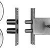 Nemef 1008 Sicherheitszusatzschloss | skg* | dm47mm | 22x101mm rechteckig | Set mit 3 Stück | gleichschließend | dr 1+2+3+4 - 9100800453