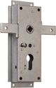Nemef 1846 2 Garagenschloss | pc60mm | Schlosskasten verzinkter Stahl 59x159mm | Stangen horizontal | nicht federnd | 5,8-mm-Anschluss | Tag- und Nachtfunktion | dr 1+2+3+4 - 9184602010